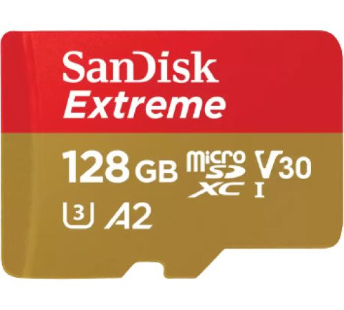 Карта памяти SanDisk Extreme SDSQXAA-128G-GN6MA microSDXC 128GB