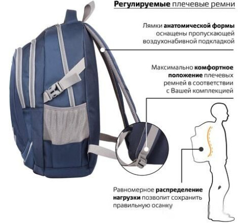 Городской рюкзак BRAUBERG Старлайт 226342