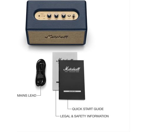 Беспроводная колонка Marshall Acton III синий
