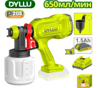 Краскораспылитель Dyllu DTSU30662 с 1-им АКБ