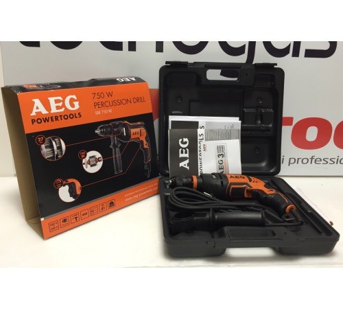 Ударная дрель AEG Powertools SBE 750 RE 4935442850