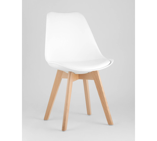 Стул Stool Group Frankfurt New Y863 белый/деревянные ножки