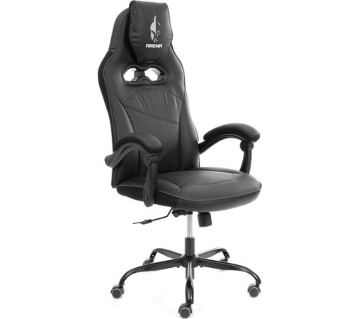 Игровое геймерское кресло TetChair Arena metalBL кож/зам, черный/черный карбон, 36-6/карбон черный