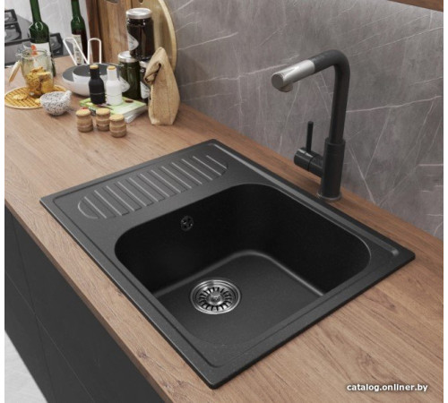 Кухонная мойка Mixline ML-GM18 551970 черный