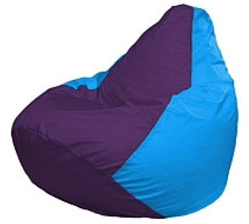 Кресло-мешок Flagman Груша Мини L Г0.1-74 фиолетовый/голубой