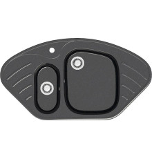 Кухонная мойка MARRBAXX Карельский камень модель 23/Q4 F023Q004 черный