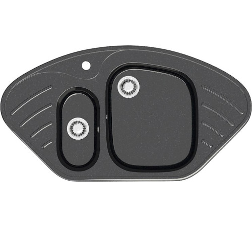 Кухонная мойка MARRBAXX Карельский камень модель 23/Q4 F023Q004 черный