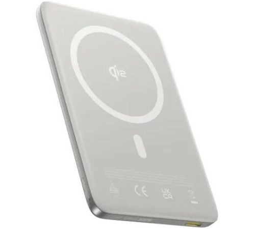 Внешний аккумулятор Baseus PicoGo AM41 Ultra-Slim Qi2 Magnetic Power Bank 10000mAh титановый