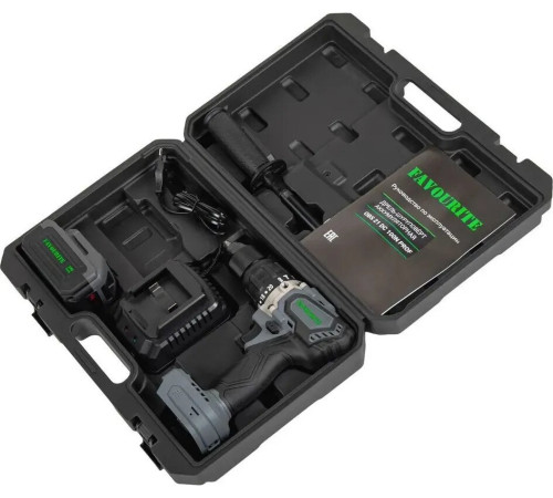 Ударная дрель-шуруповерт Favourite OBS 21 DC 100N Prof с 1-им АКБ, кейс