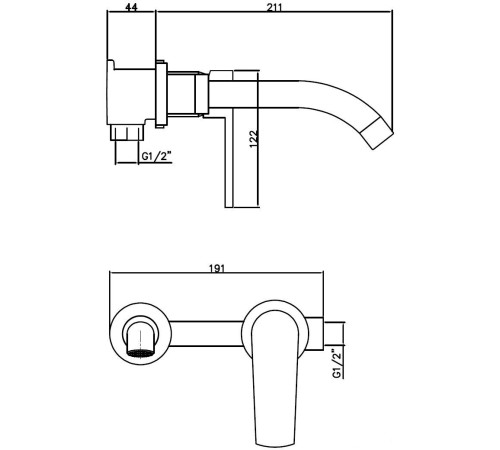 Смеситель Esko SM28 B