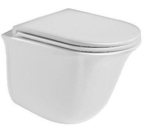 Унитаз WeltWasser Telbach 004 GL-WT + Marberg 410 RD белый глянец/хром