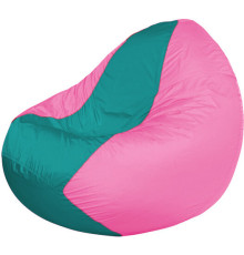 Кресло-мешок Flagman Classic К2.1-172 розовый/бирюзовый