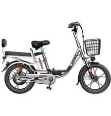 Электровелосипед AVM E-ALFA 20 Pro серебристый