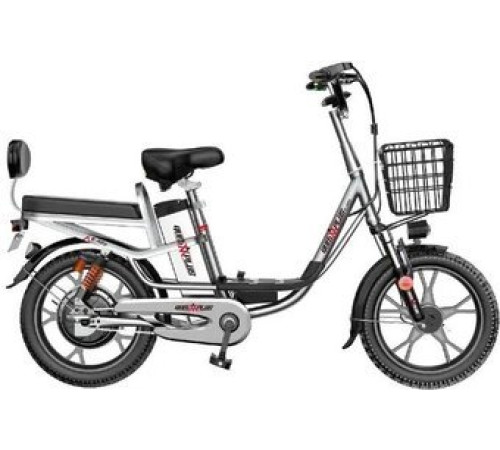 Электровелосипед AVM E-ALFA 20 Pro серебристый