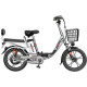 Электровелосипед AVM E-ALFA 20 Pro серебристый