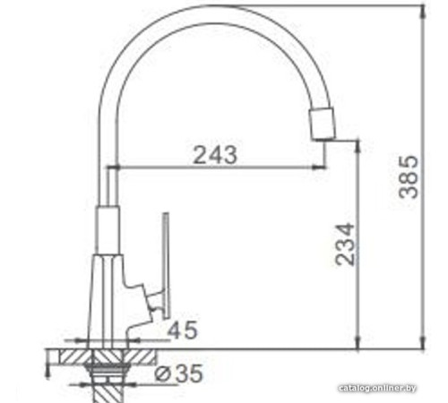 Смеситель FRAP H57 F4457