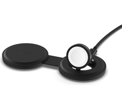Беспроводное зарядное Satechi OntheGo 2-in-1 Charger ST-QTG21K черный