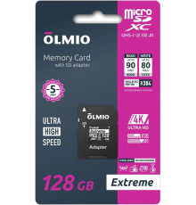 Карта памяти Olmio microSDXC 256GB Extreme UHS-I U3