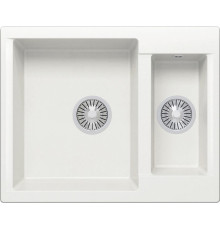 Кухонная мойка Polygran Brig-620 белый хлопок 36