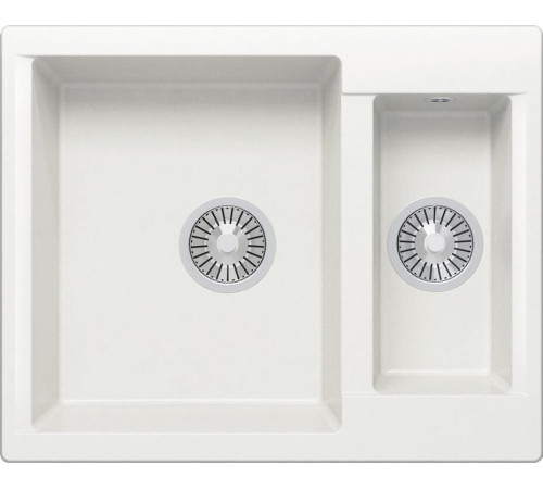 Кухонная мойка Polygran Brig-620 белый хлопок 36