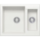 Кухонная мойка Polygran Brig-620 белый хлопок 36