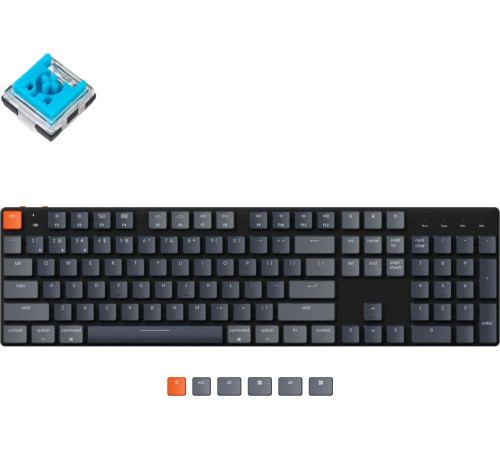 Клавиатура Keychron K5 SE RGB K5SE-E2-RU Keychron Low Profile Optical Blue