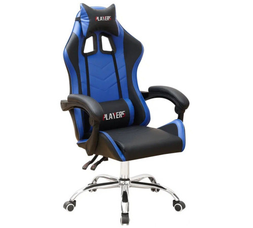 Кресло Деловая обстановка Геймер BMG-01 черный/синий