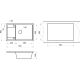 Кухонная мойка Granula 7805 креман