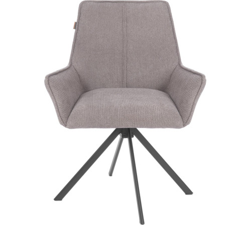 Стул с подлокотниками TetChair Мурано опора 360 велюр/букле HYP, бежевый