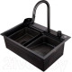 Кухонная мойка Abber Wasser Kreis AF2194B черный матовый
