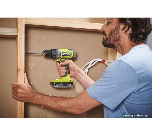 Ударная дрель-шуруповерт Ryobi RPD18-2C52S 5133005526 с 2-мя АКБ 2 Ач+5 Ач, сумка
