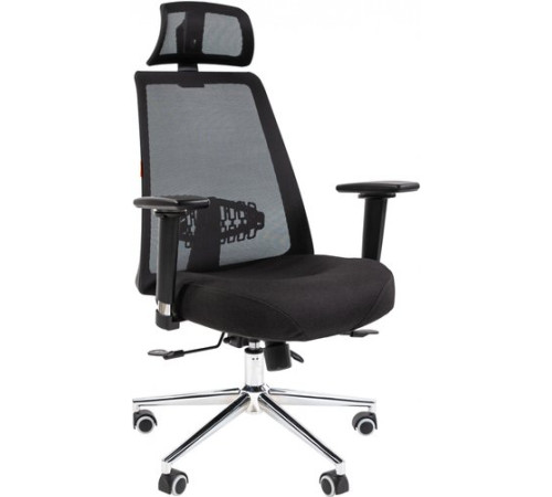 Офисное кресло CHAIRMAN 535 Lux черный/черный