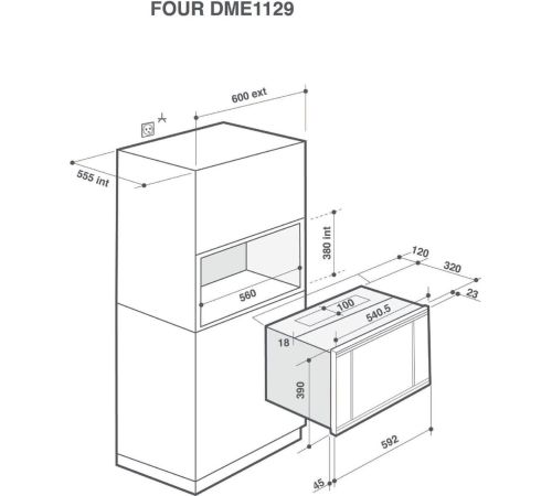 Микроволновая печь Brandt BMG2120B