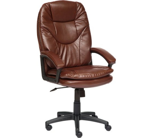 Офисное кресло TetChair Комфорт ЛТ, экокожа коричневый