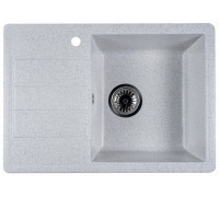 Кухонная мойка Marblan Recta R серый, с сифоном