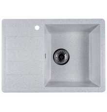Кухонная мойка Marblan Recta R серый, с сифоном