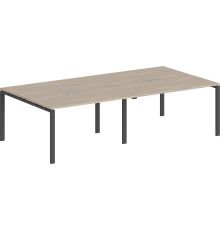 Стол Norden 280x143.8x75 SG.255.OL.63.AN антрацит/дуб светлый