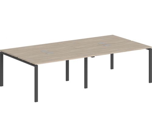 Стол Norden 280x143.8x75 SG.255.OL.63.AN антрацит/дуб светлый