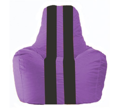 Кресло-мешок Flagman Спортинг С1.1-101 сиреневый/черный