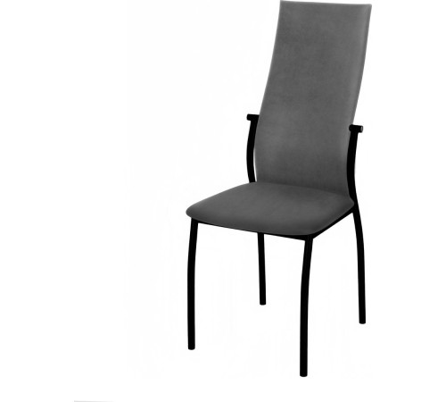 Стул Древпром Престиж ДП2-19 черный матовый/катания графит