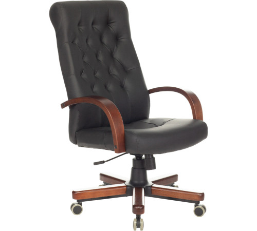 Офисное кресло Бюрократ T-9928WALNUT/ECO черный
