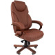 Кресло CHAIRMAN 406 экопремиум, коричневый