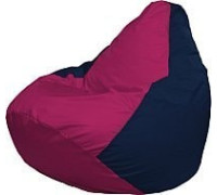 Кресло-мешок Flagman Груша Медиум Г1.1-378 фуксия/темно-синий