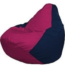 Кресло-мешок Flagman Груша Медиум Г1.1-378 фуксия/темно-синий