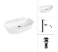 Умывальник Lauter 21460-60 + Velvet 21СК696С с донным клапаном 21190CH хром