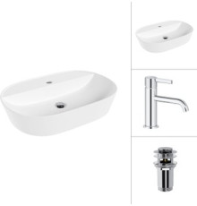 Умывальник Lauter 21460-60 + Velvet 21СК696С с донным клапаном 21190CH хром