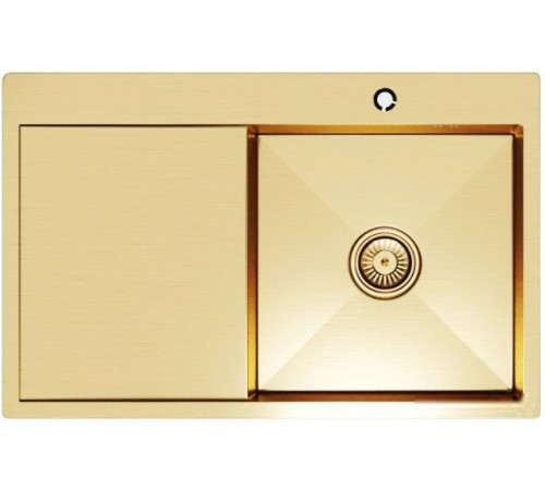 Кухонная мойка Mixline Pro 552919 золото, с сифоном