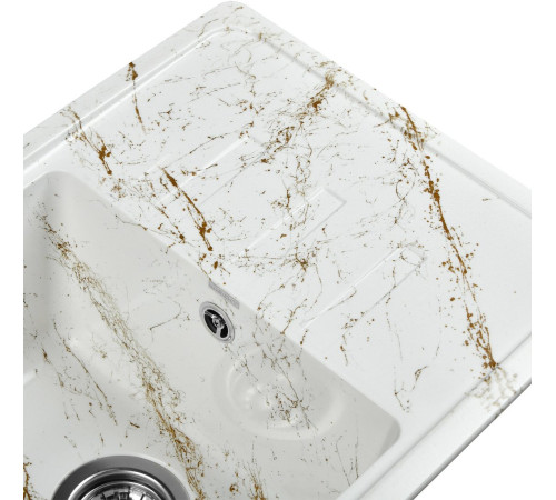 Кухонная мойка Wisent WB15-13 с сифоном GER013