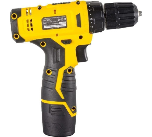 Дрель-шуруповерт Eurolux ДА-12/1Li 72/14/37 с 1-им АКБ