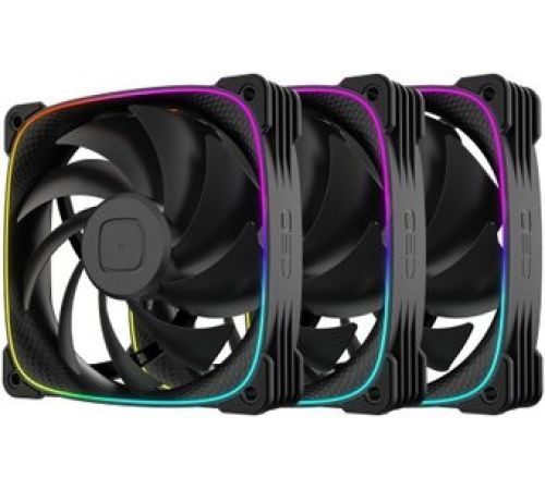 Комплект вентиляторов для корпуса Geometric Future Squama 3003B-12 Triple Pack черный